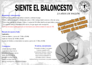 cartel captacion CB95 2016-17