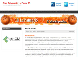 pantallazo web cb la palma