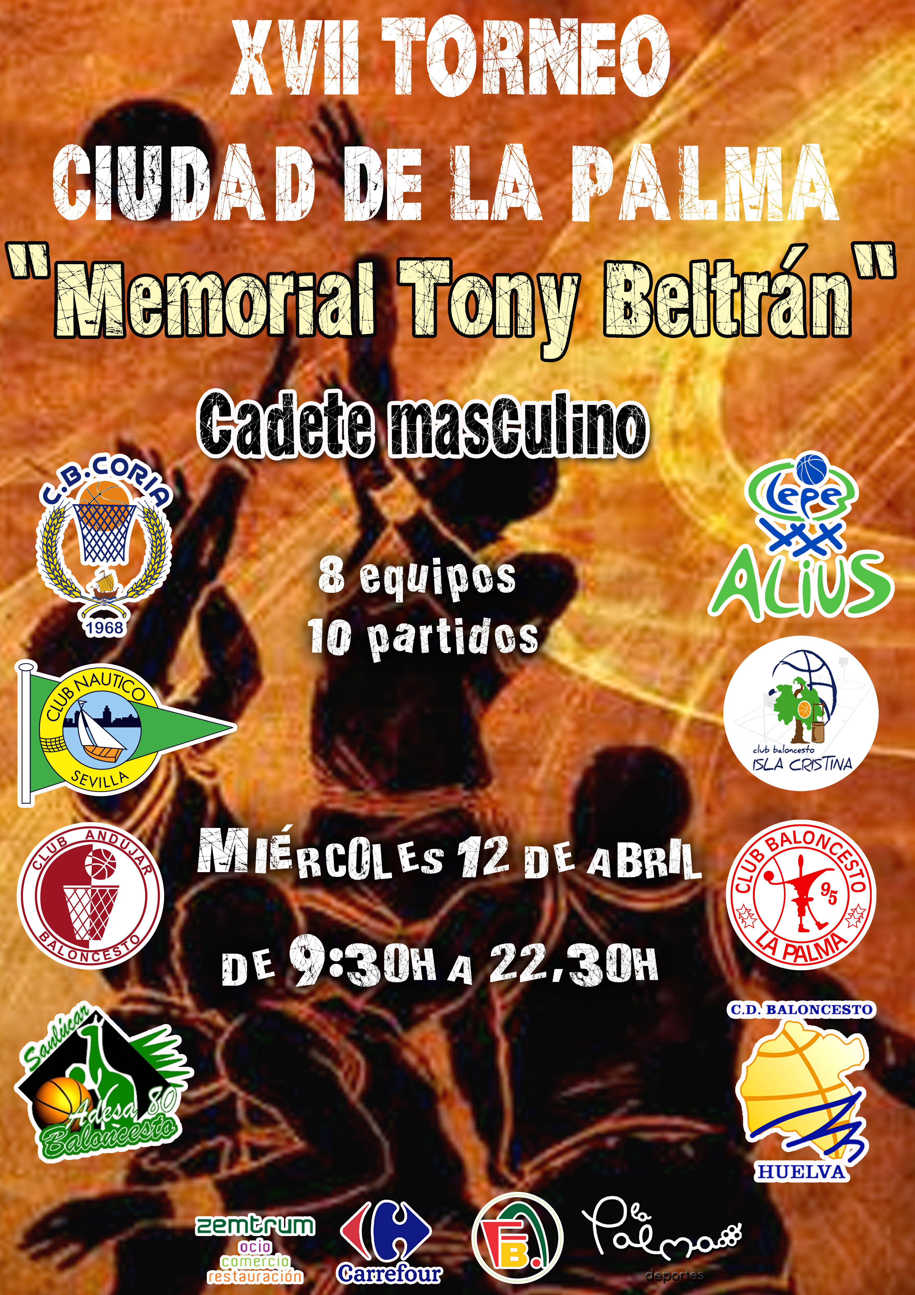 cartel XVII torneo tony