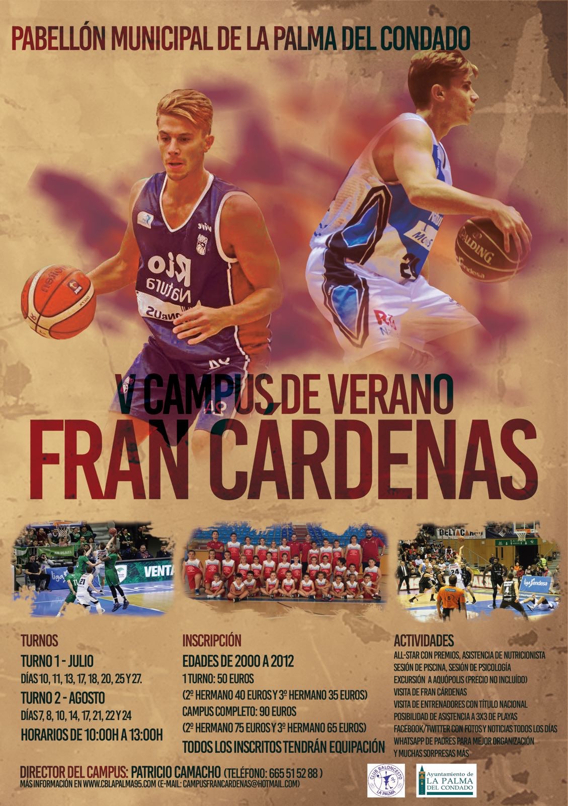 Cartel V Campus de verano Fran Cardenas